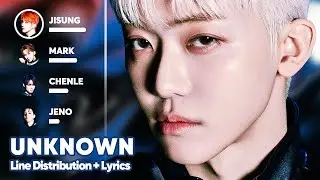 NCT DREAM - UNKNOWN (Line Distribution + Lyrics Karaoke) PATREON REQUESTED