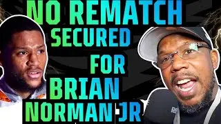 unbelievable, why Brian Norman sr didn't secure a rematch for Devin Haney vs Brian Norman Jr