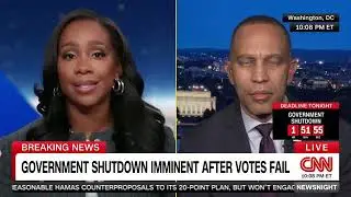 Лидер Джеффрис в программе Newsnight на канале CNN с Эбби Филлип