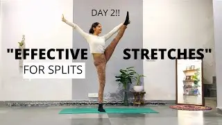 How to do leg splits for beginners | Effective + Chair stretches for flexibility (7 days of splits)