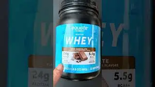 Обзор протеинового порошка Equate Whey. Примерно 20 долларов в Walmart. 22 порции в упаковке. #пр...