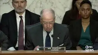 WATCH: Sen. Grassley makes opening statement in hearing on FBI Director Patel’s leadership