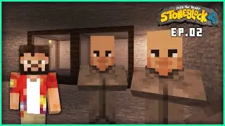 Stoneblock 4 Ep.2 - Unearther Setup (Villager Automation Coming!)
