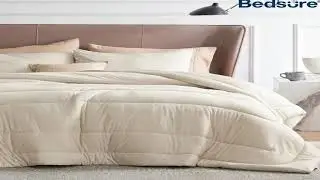 Bedsure Comforter Set - Cooling and Warm Bed Set, Reversible All Season Cooling Comforter