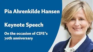 Keynote Speech by Pia Ahrenkilde Hansen, DG Education, Youth, Sport and Culture, European Commission
