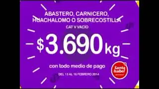 Oferta explosiva Santa Isabel (febrero 2014)