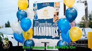 Denim & Diamonds Recap ✨ + Rosh Hashanah Sale 35&ndash;50% Off All Inventory | Huntington NY #shorts
