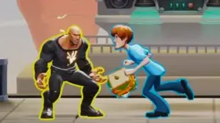 Shaggy and The Man in Black (Black Adam) Unique Interactions - MultiVersus HD