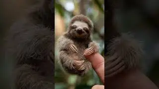 The Tiniest Sloth Ever! #shorts