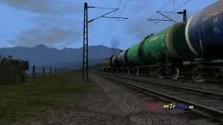 Railworks 4 - Driving the russian TEM2 with tankers train & nice sounds