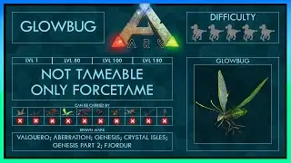 Glowbug easy Tame? + Abilities | Full Guide + Trap | Ark