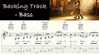 TENNESSEE WALTZ | - Bass | Backing Track | Play Along | Sheet Music & TAB