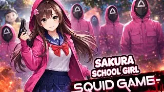 Sakura School Girl in Squid Game k Sniper Live streaming of Mi Gaming