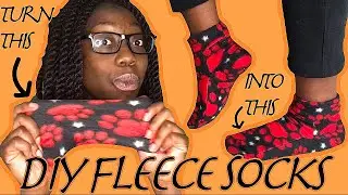 DIY Fleece Socks from Scrap | Totostry