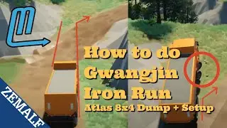 How to do iron run with Atlas Dump from Gwangjin in Motor Town | Motor Town Iron Run Guide