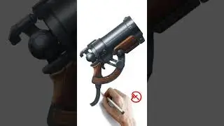 С Нуля Создаю Концепт Оружия для Игры #echofreeart #photoshop #weapon #gamedev #steapunk #guns #пуха