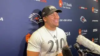 UTSA RB Kaedric Cobbs Post Spring Practice Interview 3.28.23
