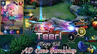 Teeri AD Lane Gameplay| Build | Arcana | Enchantment | Clash-of-titans | Moba | India | CoT