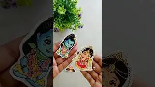Tutorial: Shiv Parvati ji unique Art 😍|| Paper sliding Art ❤️ #shorts