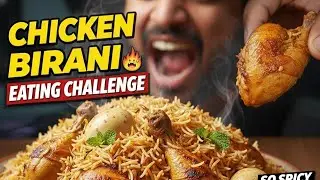 ASMR Eating Chicken Biryani | Full Biryani Recipe | Relaxing Food Sounds