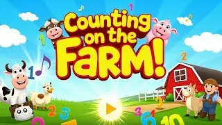 Counting on the Farm! 🐄🎶 Learn Numbers 1&ndash;10 with Farm Animals | Kids Songs & Nursery Rhymes