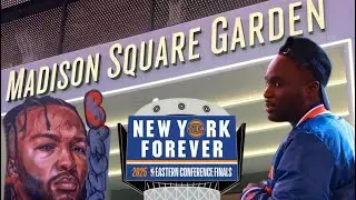 I went to my first playoff Game At Madison Square Garden | EWYLEETV