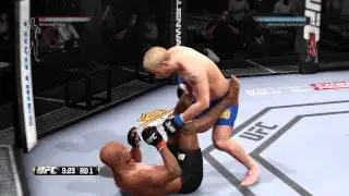 Anderson Silva BREAKS his LEG in EA SPORTS UFC