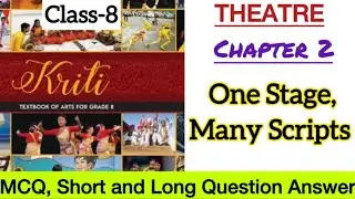 Class 8 | Chapter 2 MCQ, Important Question Theatre | One Stage, Many Script | Kriti Arts NCERT Exam