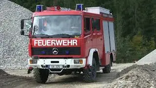 Feuerwehr Fahrertraining in Oberstdorf 2017