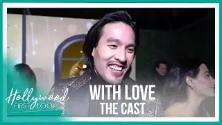 WITH LOVE (2021) | The cast at the Los Angeles premiere with Rick Hong