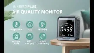 Features highlight! INKBIRDPLUS Indoor CO2 Detector, Air Quality Monitor, Tester for Carbon Dioxide
