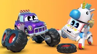 СУПЕР ЕДИНОРОГ выручил МОНСТР ТРАК | Супер Грузовик | Car City World App
