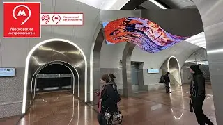 #moscowmetro The Satellite Town of Rizhskaya (Bolshaya Koltsevaya Line)