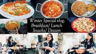 WINTER SPECIAL/ NEW PRODUCT/GAJAR HALWA, PAV BHAJI, BAIGAN BHARTA LACCHA METHI PARATHA, NAMAK PARE