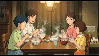 A Soft Morning Light Over a Country Home | Ghibli-Style Animation