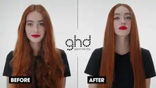 Up to 3x less frizz* with ghd's Straight On
