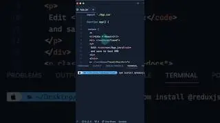 Learn Redux Toolkit in 2 Minutes: Easy Installation and Setup Guide PART 1 #redux #reduxtoolkit #js