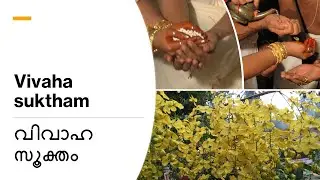 Vivaha suktham വിവാഹ സൂക്തം vivaha suktha