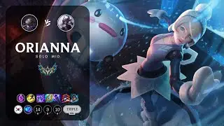 Orianna Mid vs Syndra - KR Challenger Patch 12.23