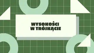 Wysokości w trójkącie