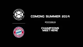 FC Bayern are heading to the 2019 International Champions Cup