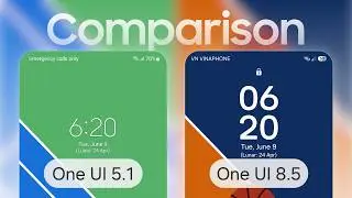 Comparison: One UI 5.1 vs One UI 8.5