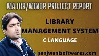 Project Report - Library Management System C Language