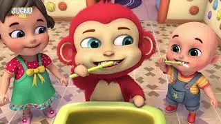 Brush Karo, Brush your teeth | Hindi Rhyme by Jugnu Kids