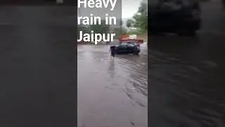 Heavy rain in Pink City Jaipur #pinkcity #Jaipur #today