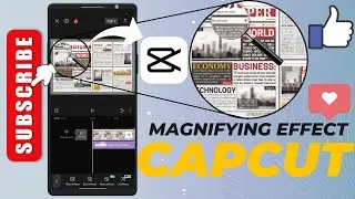 Magnifying 🔍 Effect In Capcut| 2024
