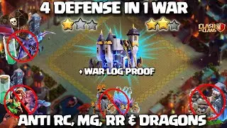 4 защиты в 1 войне! После обновления новая база для войны TH18 + база для CWL TH18 🔥 База TH18 пр...