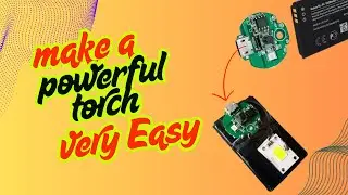 How to Make  Powerful Emergency  Light | Torch Light using QW2672