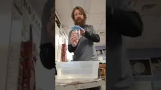 Air Pressure Demonstration - Jar with water & a note card!
