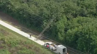 Thousands without power in western suburbs after communication tower falls on power lines, ComEd say